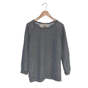 Wilfred Free Sweater Women’s Size XXS Oversized Grey‎ Heathered Crewneck Aritzia